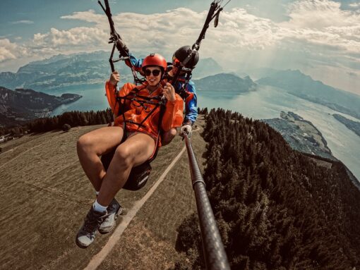 Tandem Gleitschirmflug bei Rigi - Bild 3