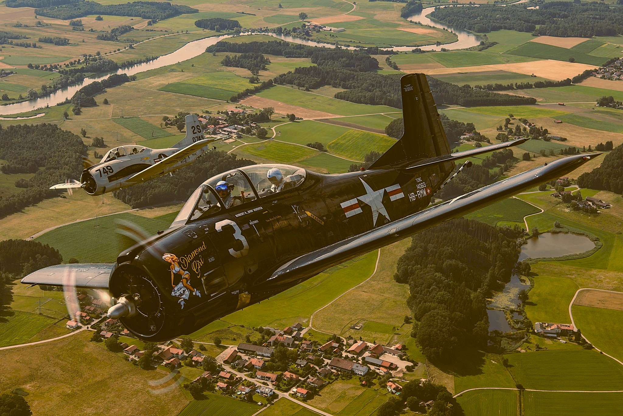 T-28 Warbird-Flug ab Bremgarten - Image 7