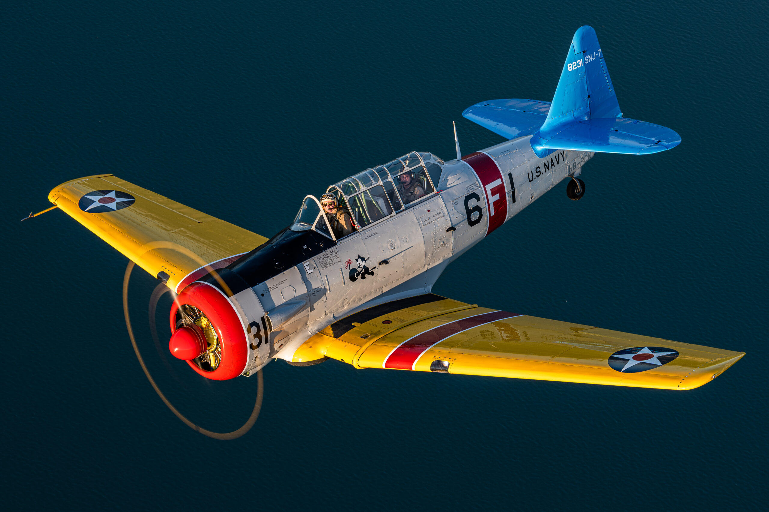 North American T-6G Texan Flug ab Lausanne - Image 4
