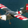 Swiss Air Force Stinson L-5 in Flight